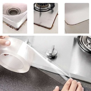 [3-5 Ngày Đến] Băng Khoảng Cách Chống Thấm Nước Tự Dính 1Mx5cm - Acrylic Trong Suốt Cho Tường Nhà Bếp / Phòng Tắm, Niêm Phong Mạnh Không Có Dư Lượng Băng Nâng Cấp Nhà Có Thể Tháo Rời