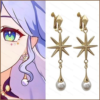 YT2 Honkai Star Rail Penocony Robin bông tai cosplay tai kẹp tai đinh tán đồ trang trí TY2