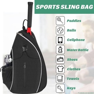 [COD] Ba lô Vợt Bóng Pickleball LEAFYHOME, Túi đựng vợt Tennis chắc chắn có khóa kéo, Túi mái chèo Pickleball dung tích lớn có thể đảo ngược bền bỉ Thiết bị tập thể dục
