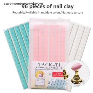 [savemoneyeveryday] 30 / 96 Chiếc Đất Sét Có Thể Tái Sử Dụng Putty Để Trưng Bày Móng Tay Keo Dính Đất Sét Móng Tay Dụng Cụ Thực Hành Nghệ Thuật [vn]