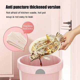 30 / 60 Chiếc Túi Đựng Rác Dày Dây Rút Túi Đựng Rác Cao Cấp Polyethylene Kích Thước Lớn Đa Năng Túi Đựng Rác Gia Đình