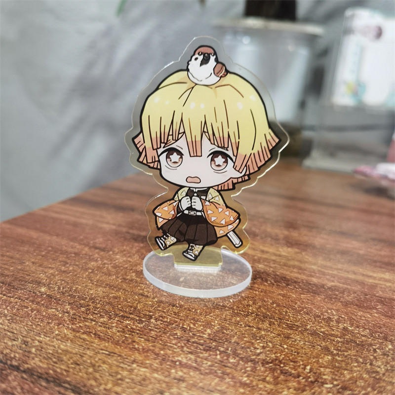 HK1 Demon Slayer Đứng Tấm Kamado Tanjirou Acrylic Tấm Giá Đỡ Kochou Shinobu Để Bàn Anime Trang Trí KH1