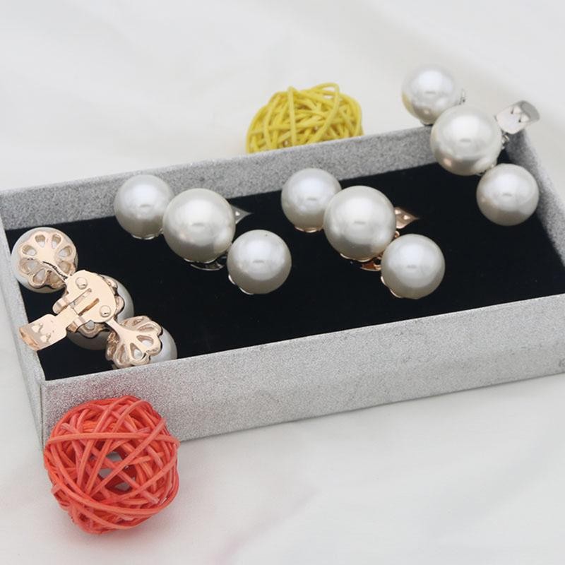 Tmoy 1 Kẹp Giày Nữ Ngọc Trai Kẹp Trang Trí Nữ Có Thể Tháo Rời Giày Charm Khóa TCM