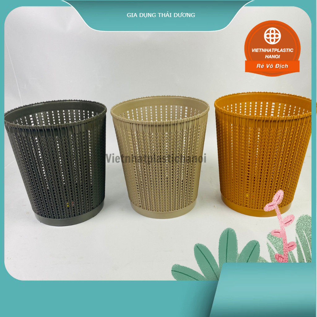 Thùng rác Sọt rác bằng nhựa văn phòng dẻo đa năng đẹp giá rẻ cao cấp ...