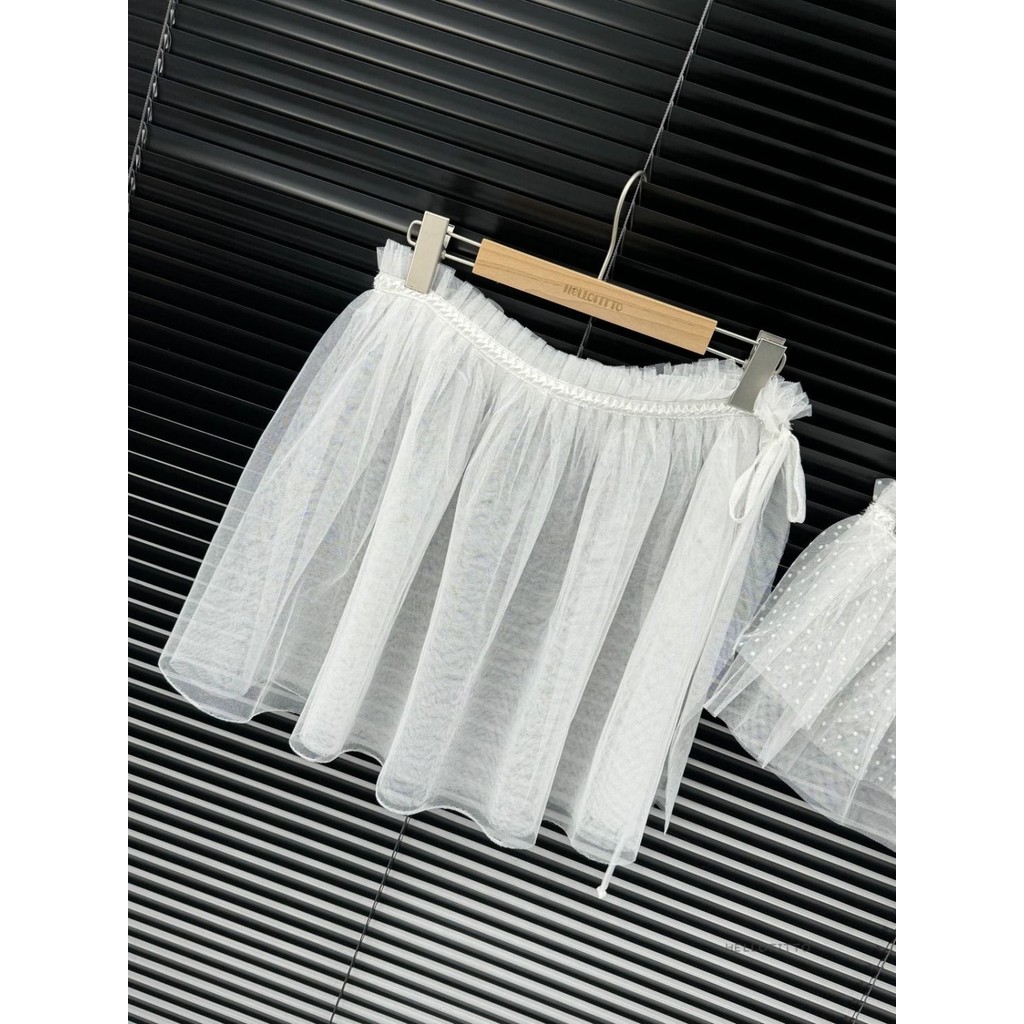 Milyfashion Váy Trắng Chữ a Cao Cấp Phong Cách Mùa Hè Sang Trọng