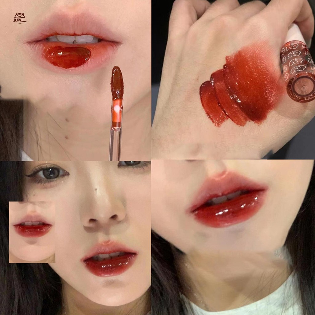 Gương Son Môi Dạng Lỏng Trang Điểm Dưỡng Ẩm Tự Nhiên Lâu Dài Hiệu Ứng Gương Son Bóng