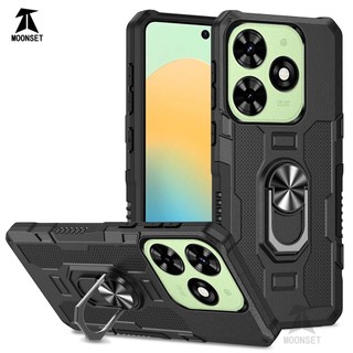 Dành Cho Tecno Spark Go 2024 Ốp điện thoại PC Cứng Lưng Mềm TPU Edge Bảo Vệ Camera Nhẫn Giá Đỡ Chân Đế Chống Sốc Mỏng Bao