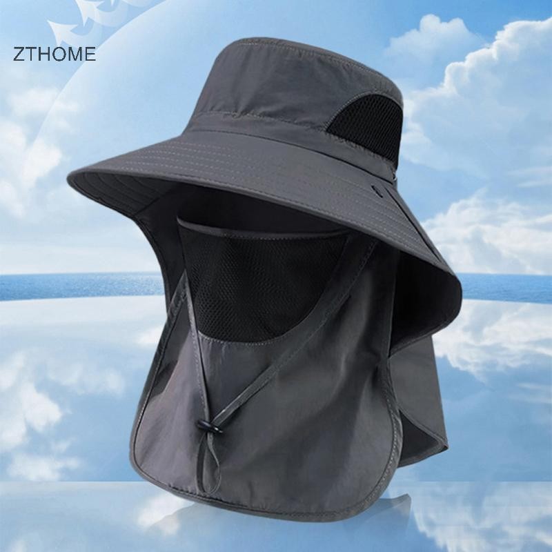 Zthome Mũ Ngoài Trời Mũ Chống Thấm Nước Nhanh Khô Lớn Vành Câu Cá Đi Bộ Đường Dài Mùa Hè HOT