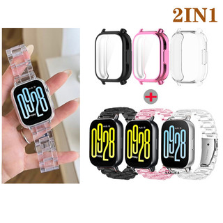 [Vỏ bảo vệ + Dây đeo đồng hồ] Thích hợp cho Xiaomi Redmi Watch 5 Active / 5 Lite, Dây đeo dự phòng, Dây đeo nhựa, Vỏ bảo vệ màn hình TPU mềm