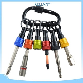 Kelnny 6 Bit Chủ Móc Chìa Khóa 1 4inch Di Động Khoan Giá Đỡ Carabiner Móc Lục Giác Shank