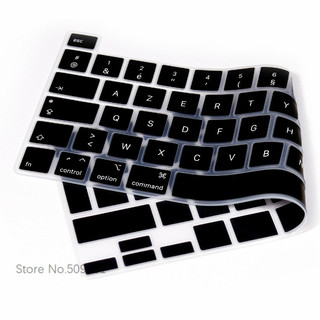Azerty Pháp Bàn Phím Bao Da Phiên Bản EU Cho MacBook Pro 13 inch 2020 A2289 A2251 A2338 M1 Chip Cho MacBook Pro 16 "2019