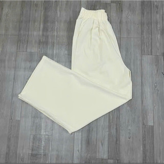 [Combo 2 quần] Quần Ống Rộng Chất Đũi Cạp Chun Lưng Cao dài 100-104cm phong cách nhật bản Lên Dáng Siêu Xinh