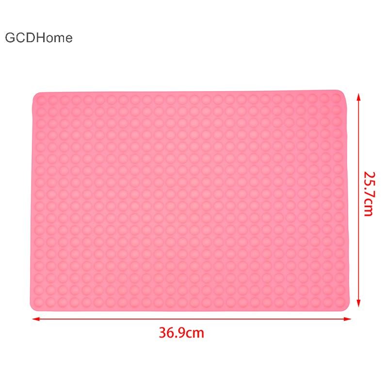 Gcdhome 1 Khuôn Silicon Tròn DIY Chocolate Thả Khuôn Dụng Cụ Nướng Bánh Bán Cầu HOT