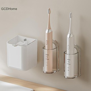 Gcdhome Giá đỡ bàn chải đánh răng điện Giá đỡ bàn chải đánh răng treo tường Tiết kiệm không gian Phòng tắm sắp xếp phụ kiện Hộp lưu trữ HOT