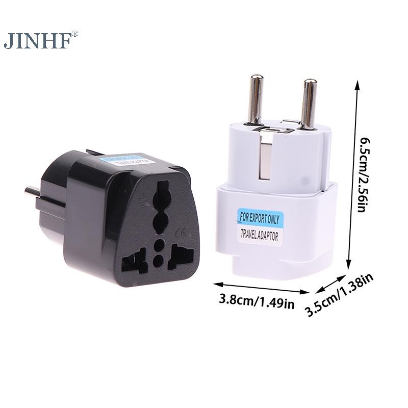 Jinhf Bộ Chuyển Đổi Phích Cắm Du Lịch Đa Năng Universal Kr AU US UK EU, Mỹ, Nhật Bản, Hàn Quốc, Nga, Đức, Israel, Brazil
