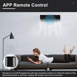 Broadlink BestCon RM4C Mini IR Black Bean Bộ điều khiển từ xa WIFI đa năng Bộ thu hồng ngoại Bộ hẹn giờ điều khiển ứng dụng Tương thích với Điều khiển bằng giọng nói Alexa