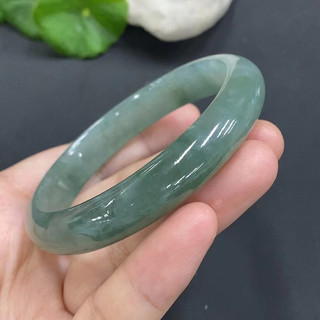 Miến Điện Băng Sáp Ngọc Vòng Tay Nữ Dầu Xanh Nổi Hoa Cũ Hố Đá Sáp Ngọc Vòng Tay Nữ Ngọc Vòng Tay 24.11.22