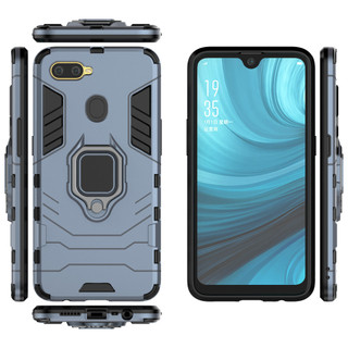 Ốp lưng cứng silicon cho OPPO A5S AX5S A7N PCDT00 CPH1909 CPH1920 CPH1912 a7 CPH2083, tích hợp nhẫn, vỏ điện thoại chống rơi và chống sốc