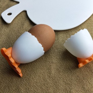 Kawaii Trứng Cốc Đựng Trứng Luộc Hộp Đựng Trứng Ăn Sáng Hộp Đựng Trứng Dễ Thương Giá Đỡ Bảo Quản trứng cá muối Cốc Phụ Kiện Nhà Bếp Tách Trứng Hộp Đựng enmdavn