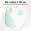 FAVORITEGOODS Dụng cụ cạo mụn đầu đen, Dụng cụ loại bỏ mụn đầu đen bằng silicon cầm tay, Làm sạch sâu Loại bỏ mụn đầu trắng Mặt thìa Dụng cụ chăm sóc sắc đẹp