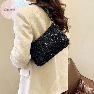 Deyangk Sáng Bóng Kim Sa Lấp Lánh Túi Xách Nữ Nách Đeo Vai Thời Trang Nữ Sang Trọng Ví Ly Hợp Túi Đeo Vai VN