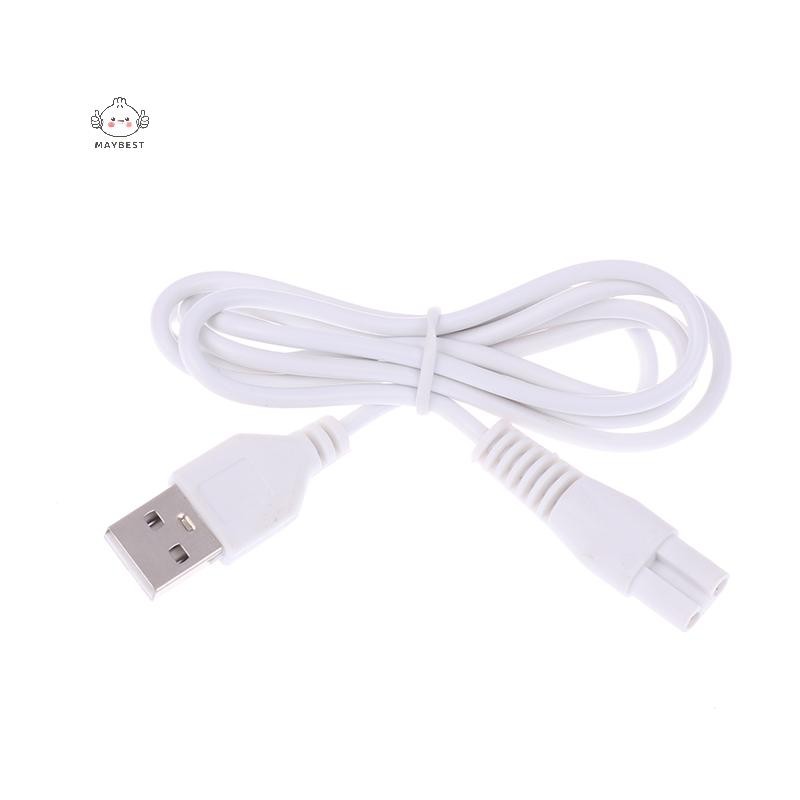 Maybest 1 Chiếc 80cm Cáp Usb Dây Sạc Đồng Đường Lỗ Phù Hợp Với 5v Đèn Pin Máy Cạo Râu Dây Tóc Lỗ Đơn 1.8 {VN}
