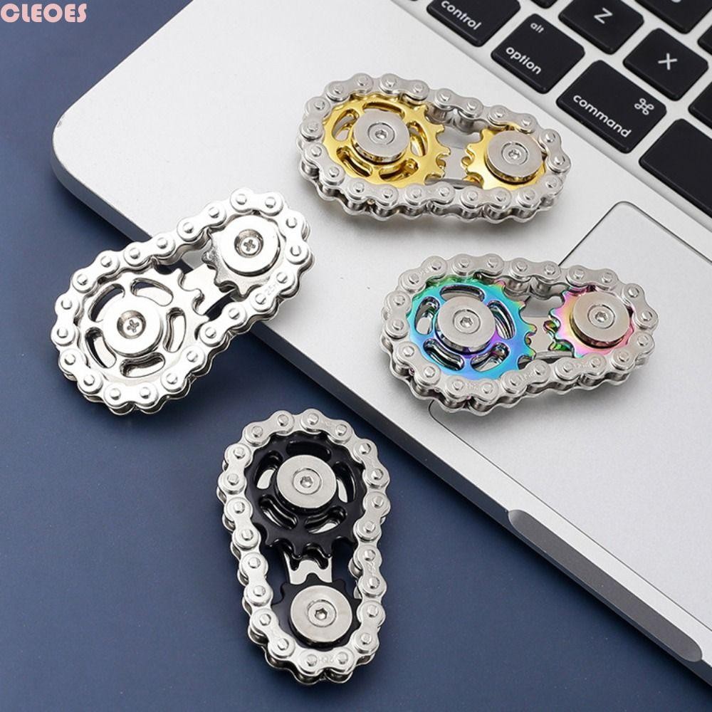 Cleoes Fidget Spinner, Quay Top Chains Gear Hand Spinner Chain Gear ...