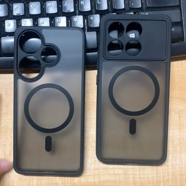 Dành Cho Xiaomi Redmi 14C Turbo 4 3 A4 13 K70 K70E K60 Ultra Redmi Note 14 13 Pro 5G Ốp Điện Thoại Chống Rơi Túi Khí PC Cứng + TPU Thoải Mái Da Mờ Ốp Lưng