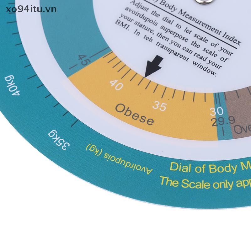 Xoitu Bánh xe BMI cỡ lớn, Máy đo BMI, Thước đo BMI Khỏe mạnh, Máy đo đường huyết y tế, Thước PVC VN