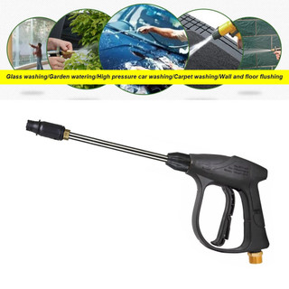 Súng Xịt Rửa Xe Áp Lực Cao Loại Dài – Ren Ngoài 22mm, Dùng Cho Máy Rửa Xe Cao Áp, Tia Mạnh, Bền Bỉ, Dễ Sử Dụng