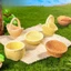 Micro Landscape Mô phỏng sáng tạo Giỏ dệt bằng tre mây Giỏ tre, Phụ kiện trang trí tự làm cảnh quan, Đồ trang trí thu nhỏ Mini Hàng có sẵn