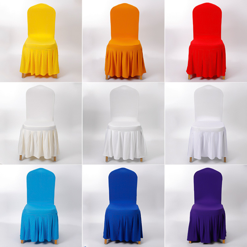 Bọc Ghế Cưới Spandex Co Giãn Slipcover Cho Nhà Hàng Tiệc Khách Sạn Tiệc Ăn Tiệc Đa Năng Vỏ Ghế