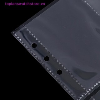 Toplanswatchstore 10 Chiếc Tiêu Chuẩn Trong Suốt Nhựa Album Ảnh Trong Suốt A5 Chất Kết Dính Đổ Lại Tay VN