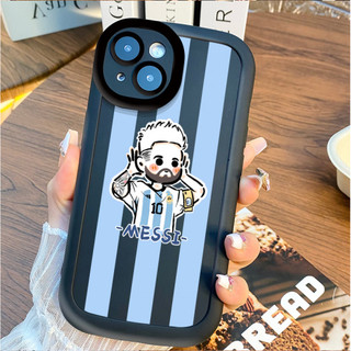 Ốp điện thoại ngôi sao bóng đá Messi cho iPhone 16 / 15 / 14 / 13 / 12 / X / 7 / 11 / Plus / pro Max bao gồm tất cả các ốp lưng silicon mờ mềm bền chống rơi