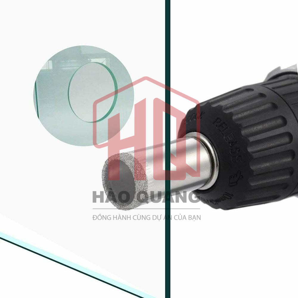 Mũi Khoan Kính Kim Cương – Khoan Siêu Nét, Siêu Bền, Không Rạn Nứt