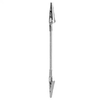 Kẹp cá sấu bằng thép không gỉ 304, giá đỡ cuộn muỗi, kẹp cá sấu hai đầu, kẹp nhãn, kẹp ghi nhớ