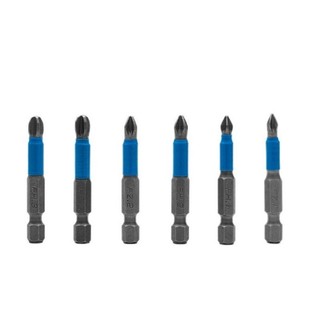 [Fuxin] Bộ 6 mũi tuốc nơ vít chống trượt điện cho tác động 50mm PH1 / PH2 / PH3 / cho PZ1 / cho PZ2 / PZ3