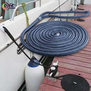 FENDER Dovewill Boat Dock Lines Dây neo Phụ kiện chống mài mòn Docking Boat Lines cho thuyền & Pontoon Dây chắn bùn Nylon bện đôi