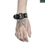 Miss * Vòng tay thắt lưng Punk Bangle Vòng tay rộng Chất liệu PU và hợp kim Trang sức cổ tay