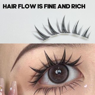 IOIIK Lông mi giả thực tế không cần keo 11-13mm Lông mi giả Wispy tự nhiên