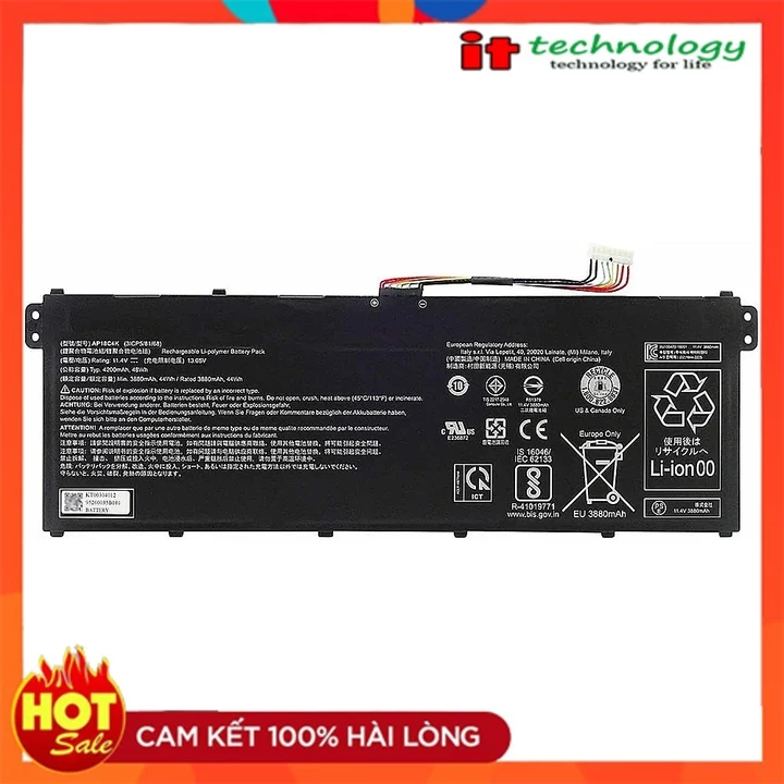 Pin Laptop Acer Aspire 5 A515 5A514 7 A715-42G A514-54-36AM A515-56T-718X 3INP5/82/70 AP18C8K