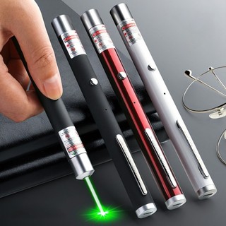 Đèn pin bút laser, đèn đỏ và đèn xanh, có thể sạc lại ALINE
