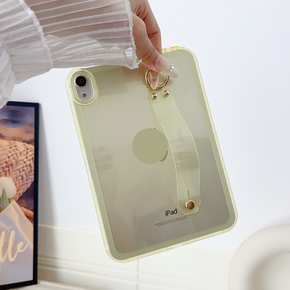 Vỏ Mềm Đơn Sắc Tương Thích Với Apple IPad Mini 1 2 3 4 5 6 IPad 5 6 7 8 9 Air3 Air4 Air5 Air6 11 "10.9" IPad10.2 "Pro11 2020 2021 2022 2024 Vỏ Có Dây Đeo Cổ Tay