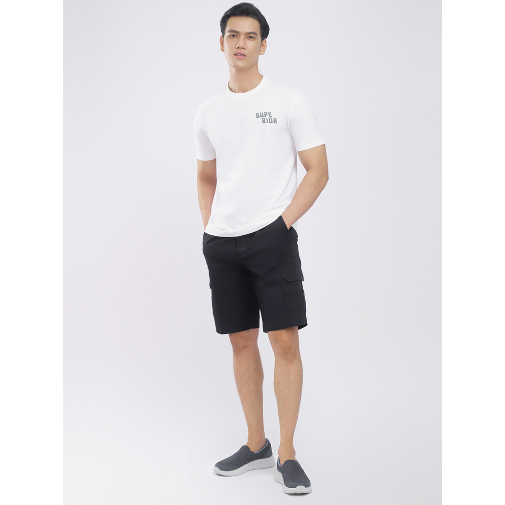Quần short khaki túi hộp VIETTIEN SMART CASUAL vải spandex phom regular VT00000033