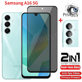 Dành Cho Samsung Galaxy A16 A57 A37 A27 A34 A54 A26 A36 A56 A17 A04S A23 A24 A25 A72 A73 A13 A52 5G 4G Kính Cường Lực Bảo Vệ Toàn Bộ Màn Hình Chống Peek Ống Kính