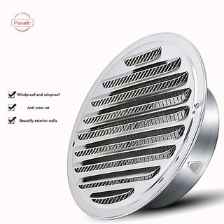 Parade 70 / 80 / 100 / 120 / 150MM Lưới tản nhiệt không khí tròn bằng thép không gỉ Bảo vệ côn trùng Nhà ngoại thất Tường ống thông gió Công cụ VN