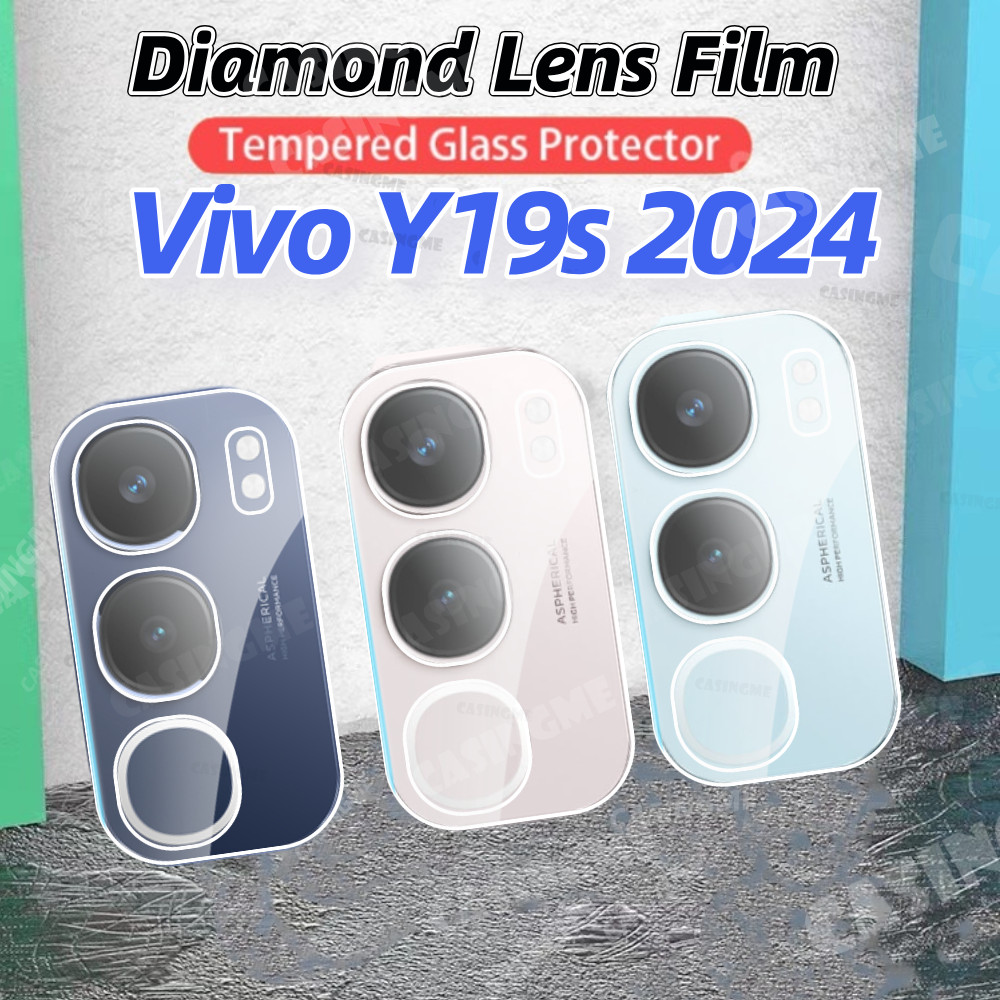 Vivo Y19s 2024 3D Bảo Vệ Ống Kính Máy Ảnh Cho Vivo Y11d VivoY19s Y 19s Y19 S 4G 5G 2024 Trong Suốt Kính Cường Lực Mặt Sau Camera Bảo Vệ