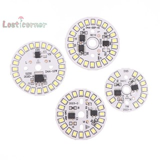 [Lostcorner] Bóng Đèn AC 220V Downlight Chip Spotlight Bóng Đèn LED Patch Lamp SMD Tấm Mô-đun tròn Tấm nguồn sáng [Mới]