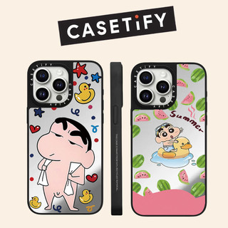 Bộ sưu tập gia đình Crayon Shin Chan Mirror Vỏ điện thoại cứng cho iPhone 17 Pro Max 16 Plus 15 14 13 12 11 Vỏ Acrylic phía sau chống sốc