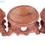 Giá đỡ trưng bày gỗ nhánh axit để trang trí đá pha lê [Bk]